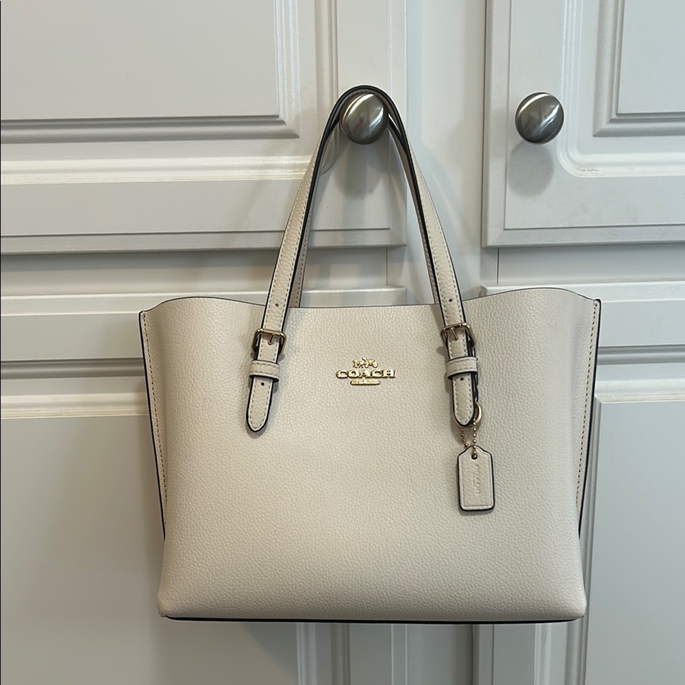 Coach Molly 25 Small Tote C4084 Chalk